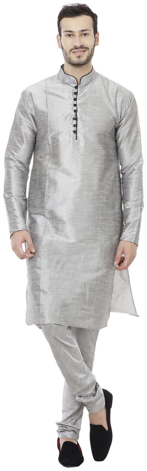 

Veera Paridhaan Men s Partywear Solid Kurta with Payjama Set