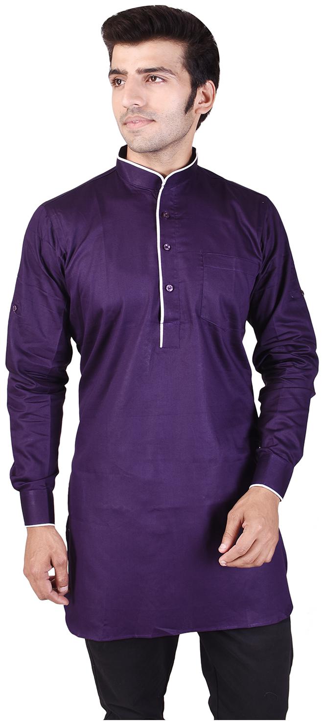 

Veera Paridhaan Men Pink Regular Fit Kurta