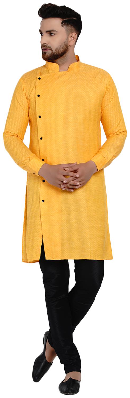

Veera Paridhaan Men Yellow Regular Fit Kurta