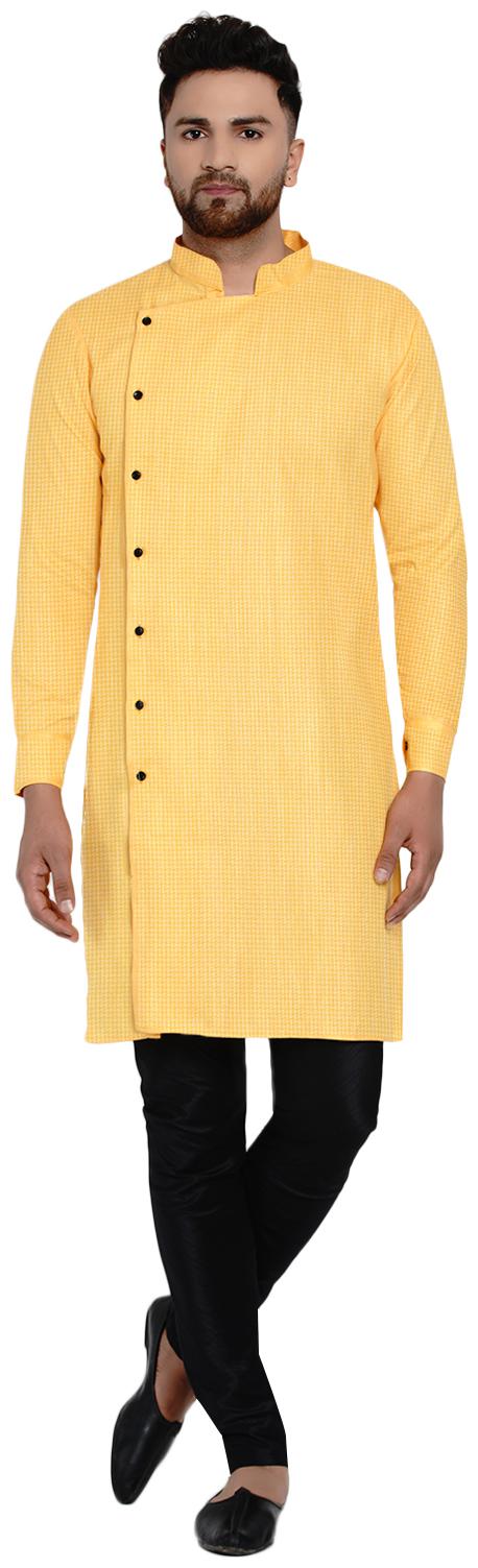 

Veera Paridhaan Men Yellow Regular Fit Kurta
