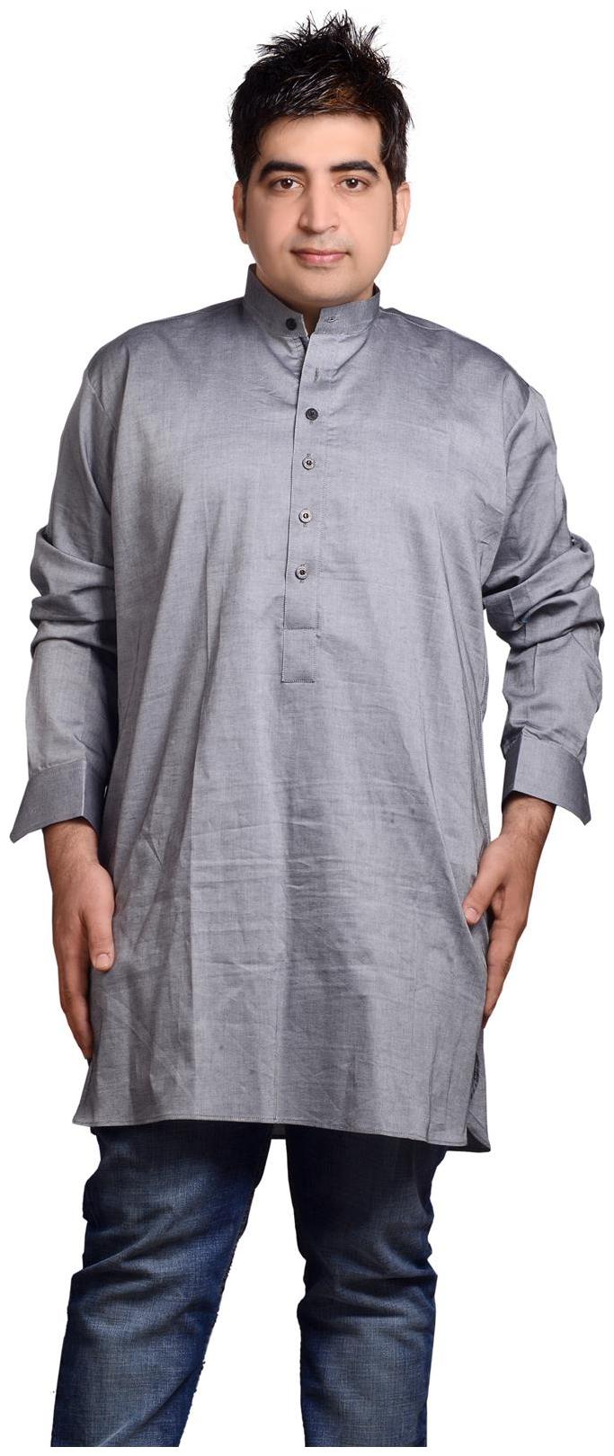 

Veera Paridhaan Men Grey Regular Fit Kurta