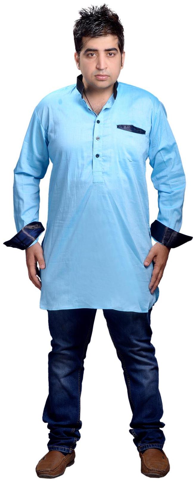 

Veera Paridhaan Men Blue Regular Fit Kurta