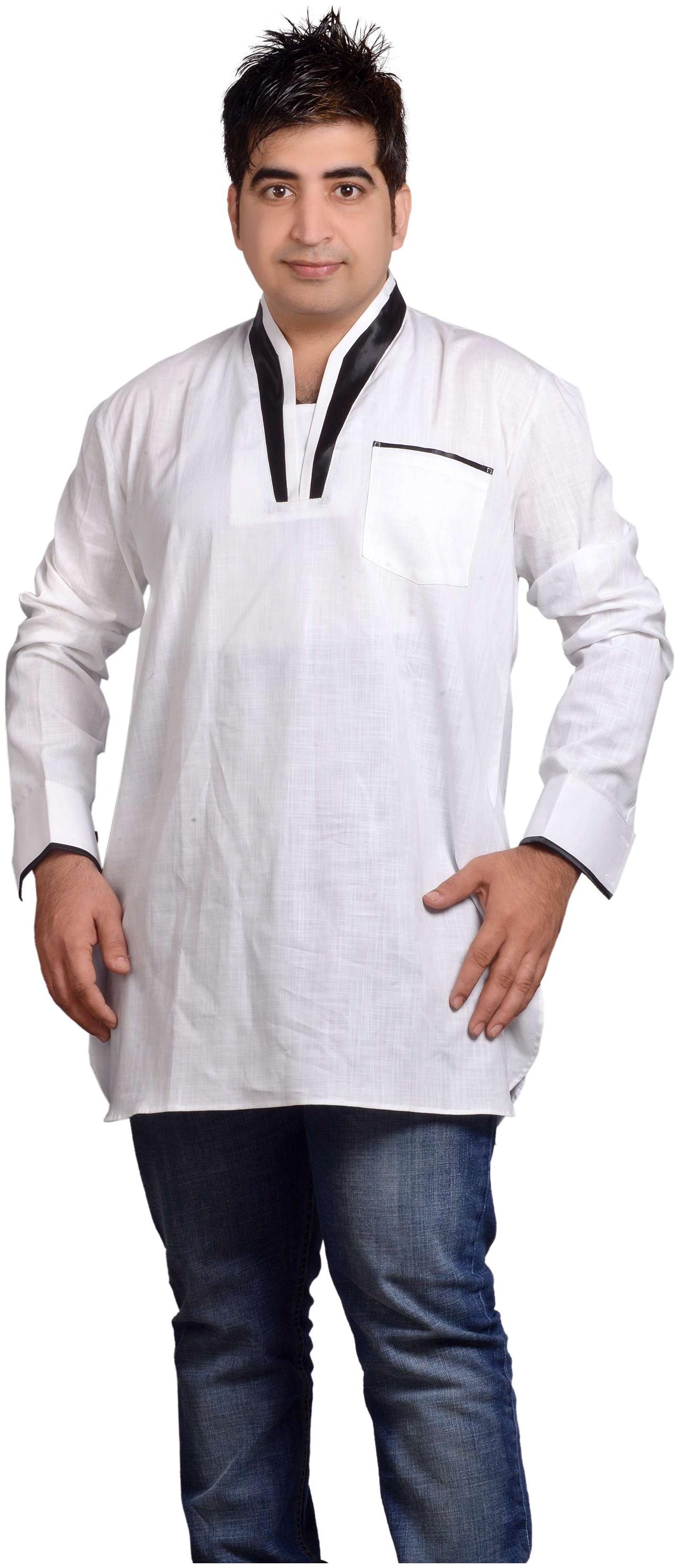 

Veera Paridhaan Men White Regular Fit Kurta