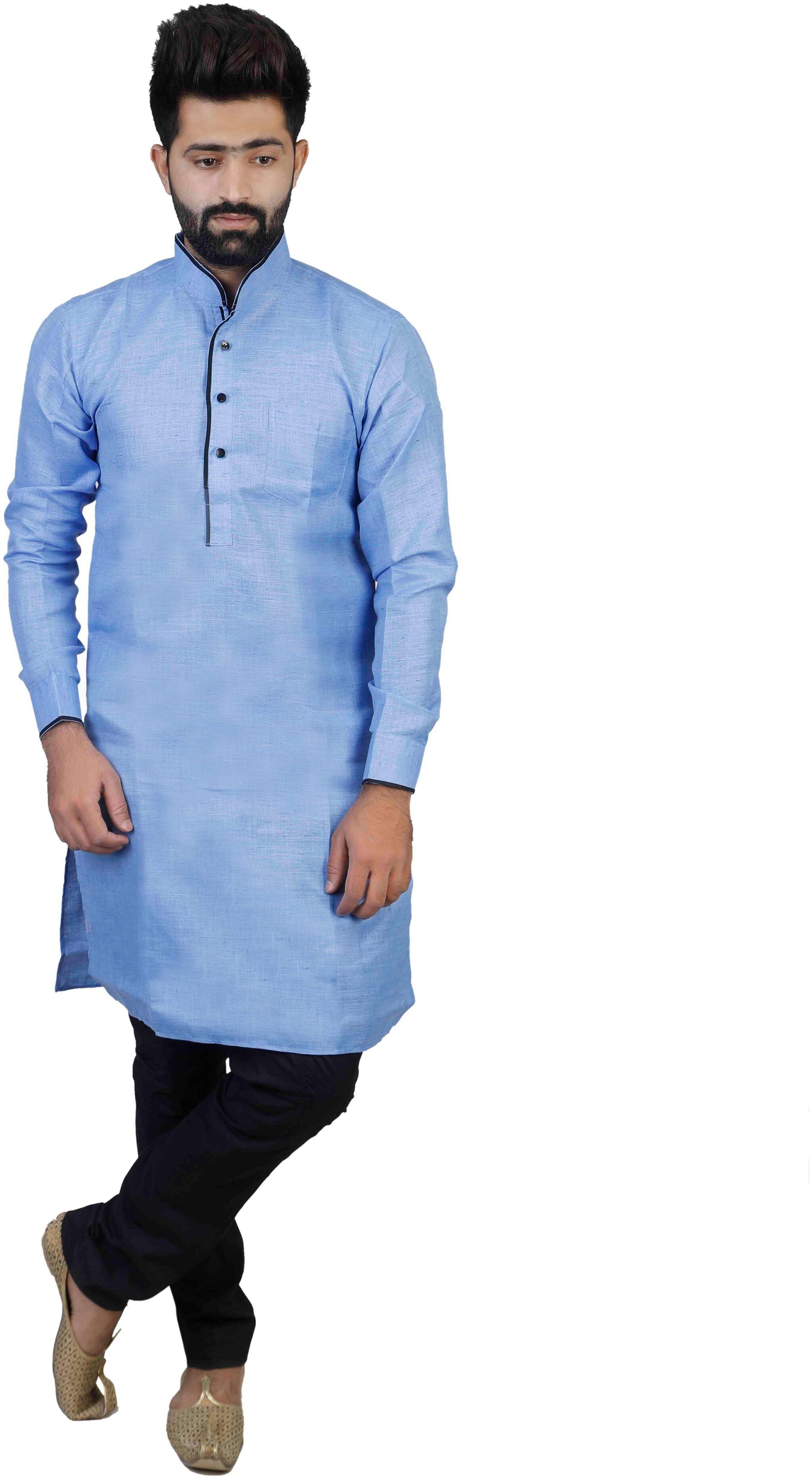 

Veera Paridhaan Men Blue Regular Fit Kurta