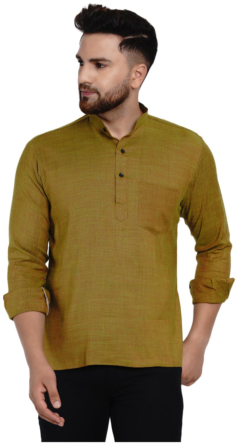 

Veera Paridhaan Men Green Regular Fit Kurta