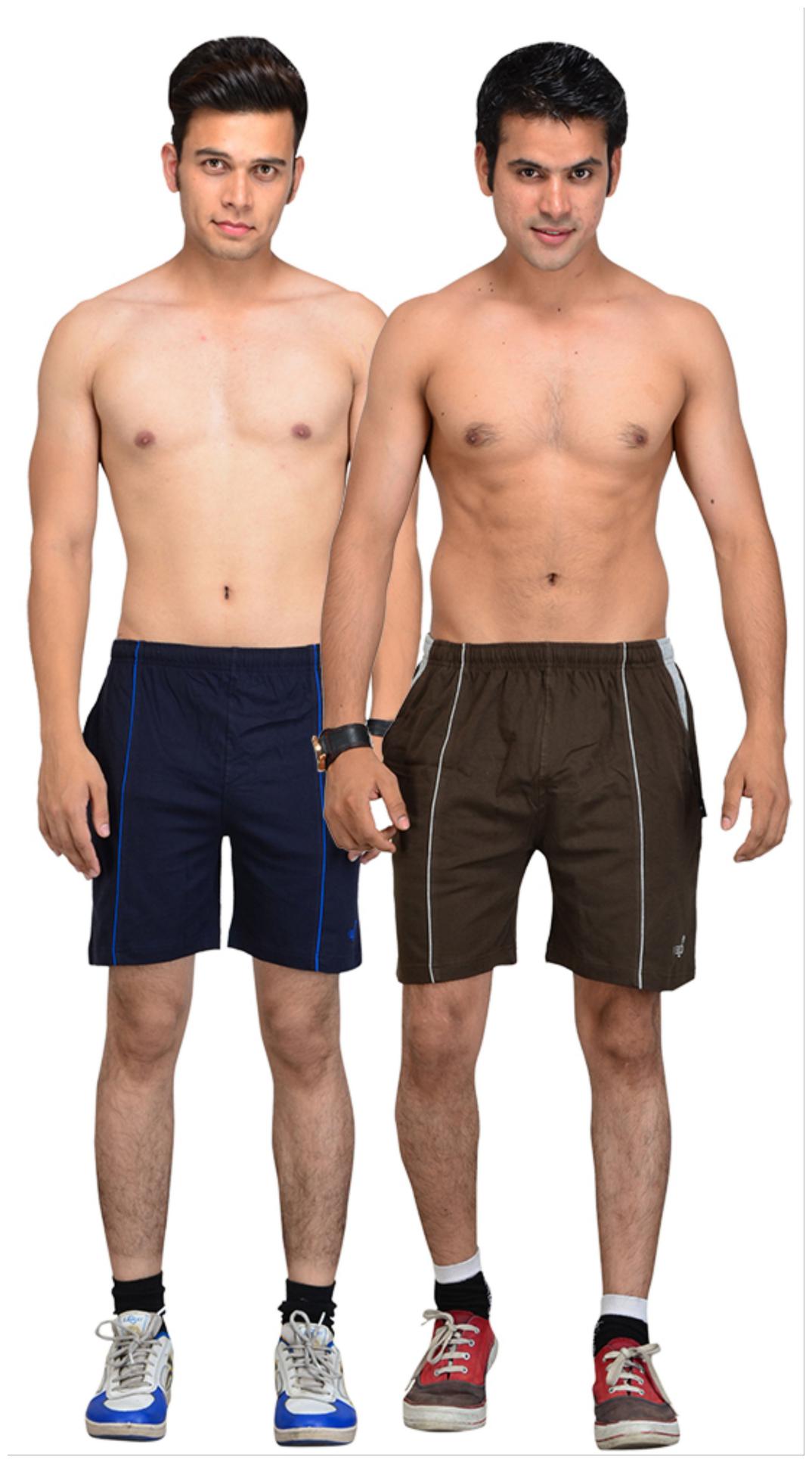 

VEGO Men Blue Regular Fit Regular Shorts