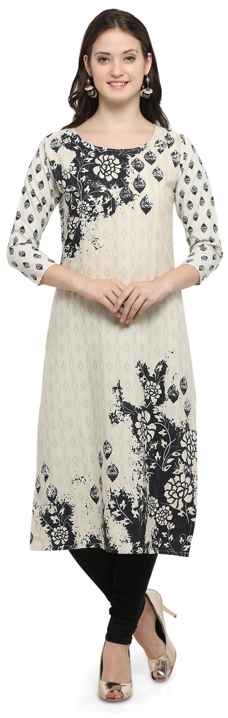 

Venika Creations Women Multi Printed Straight Kurta