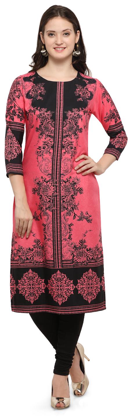 

Venika Creations Women Multi Printed Straight Kurta