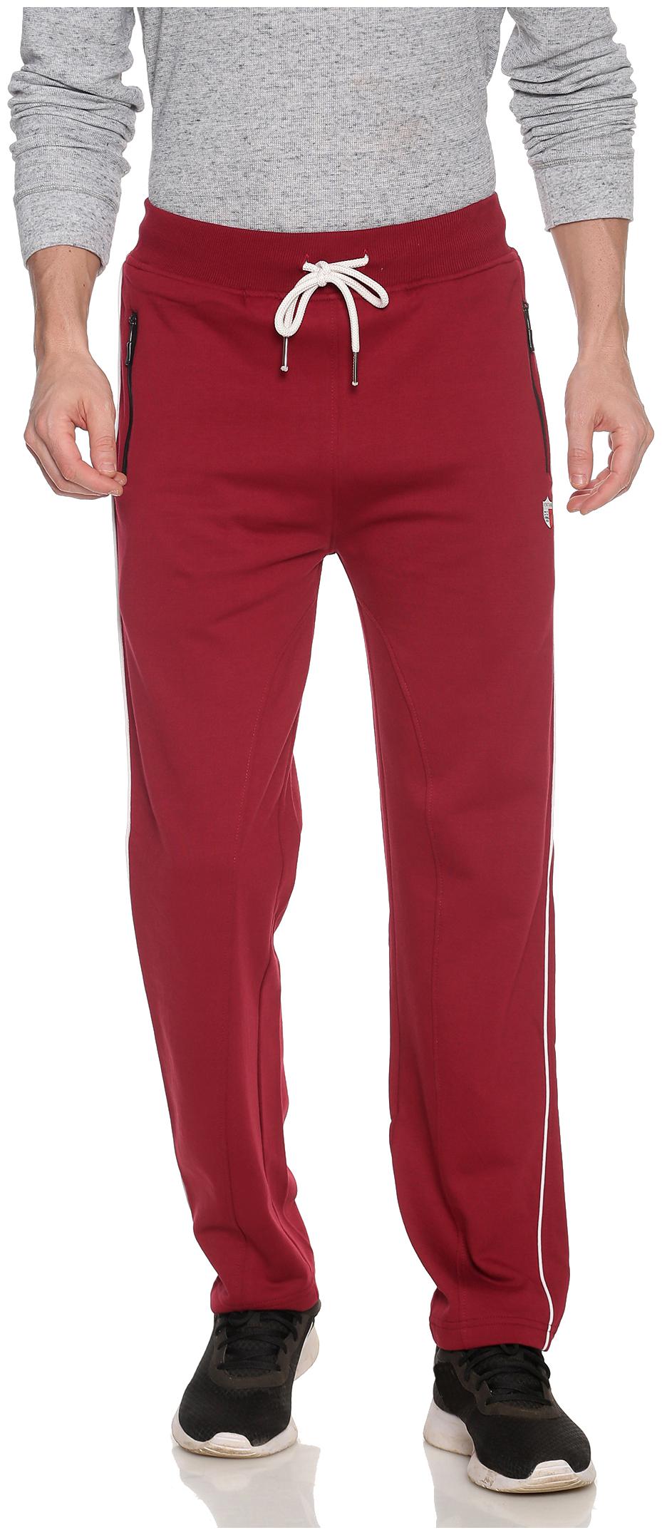 

VENITIAN Men Maroon Solid Regular fit Track pants