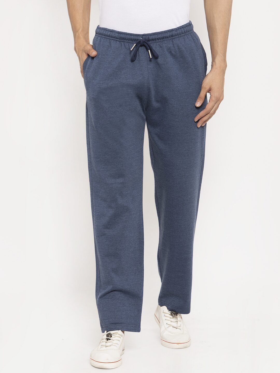 

VENITIAN Men Navy blue Solid Regular fit Track pants