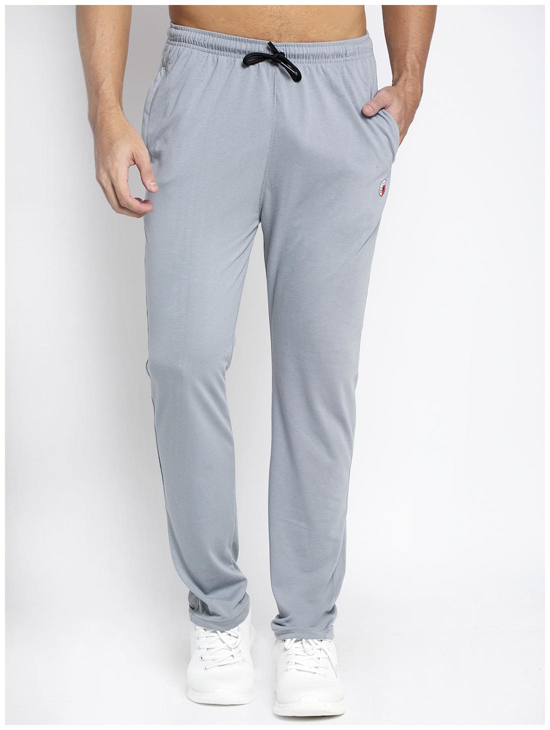 

VENITIAN Men Grey Solid Regular fit Track pants