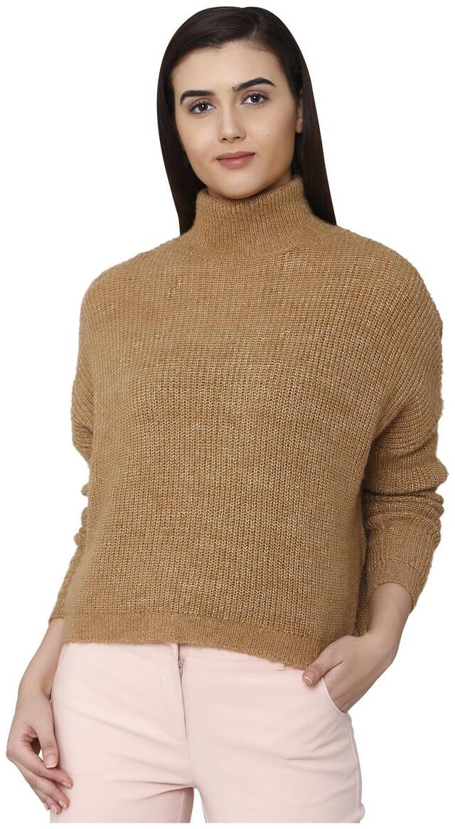 Vero Moda Women Solid Regular top - Brown