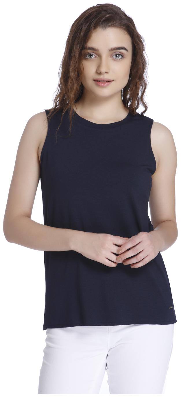 Vero Moda Women Solid Regular top - Blue