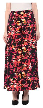 

VERONIQUE WOMEN S MULTICOLOR CREPE MAXI REGULAR PRINTED PALAZZO
