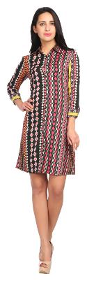 

Veronique Multi Solid A-line dress