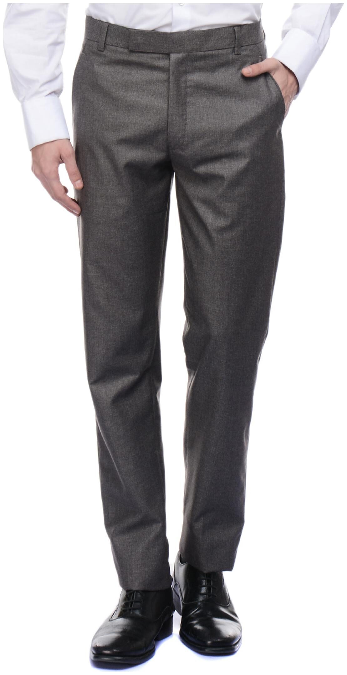 

VESTILO Men Solid Slim Fit Formal Trouser - Brown