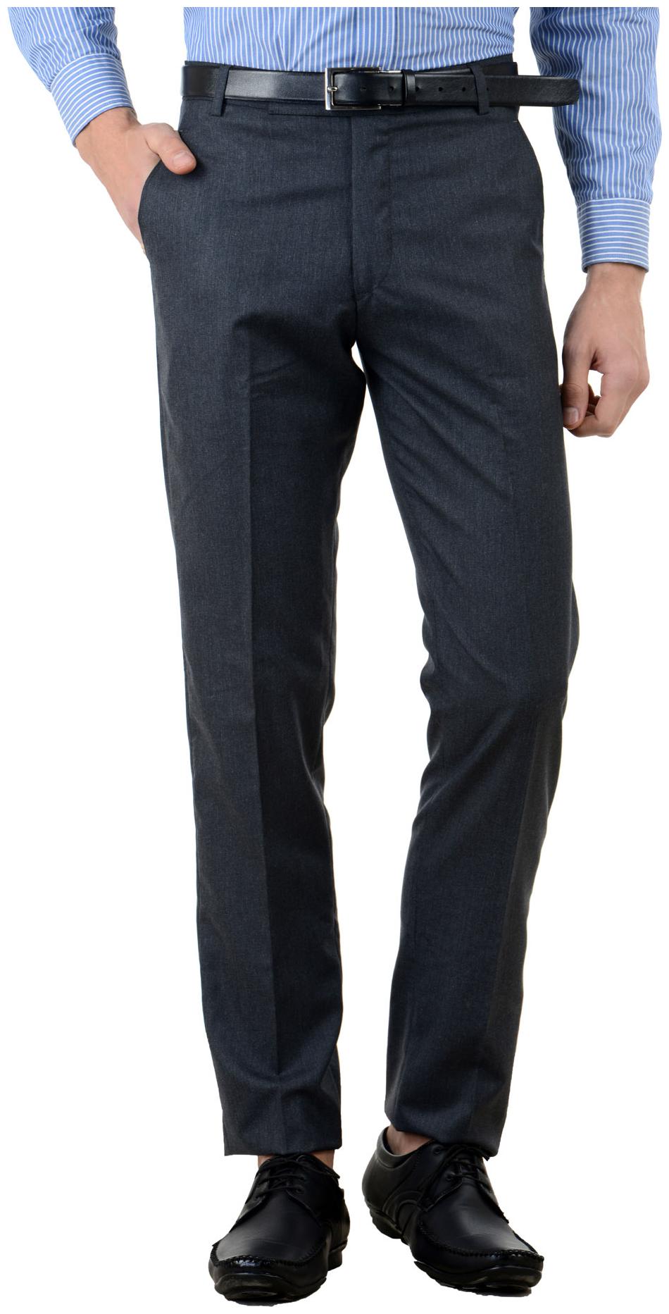 

VESTILO Men Solid Slim Fit Formal Trouser - Blue