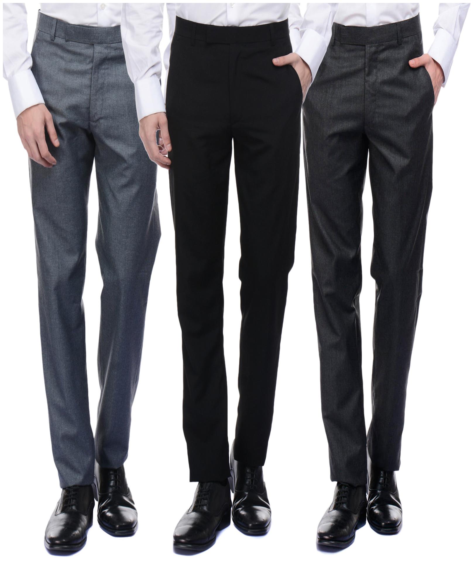 

VESTILO Men Solid Slim Fit Formal Trouser - Multi
