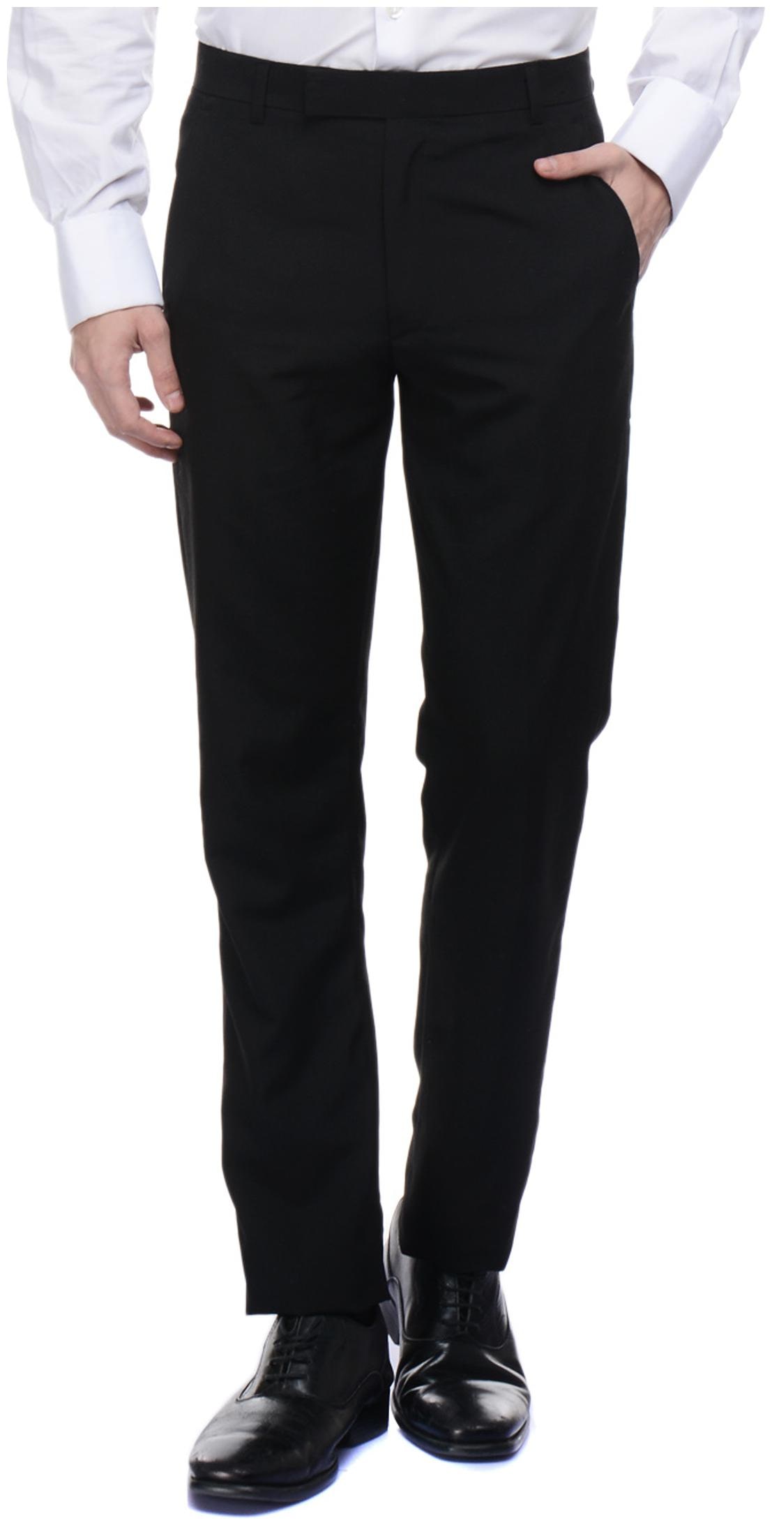 

VESTILO Men Solid Slim Fit Formal Trouser - Black