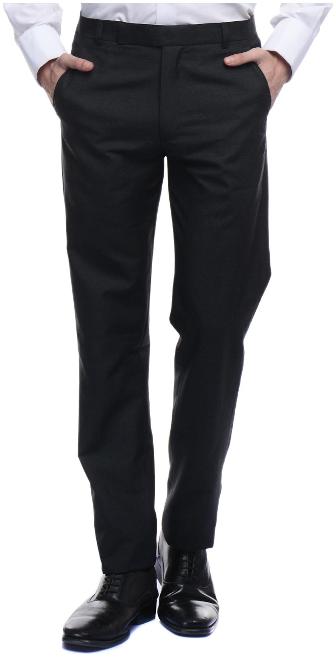 

VESTILO Men Solid Slim Fit Formal Trouser - Black