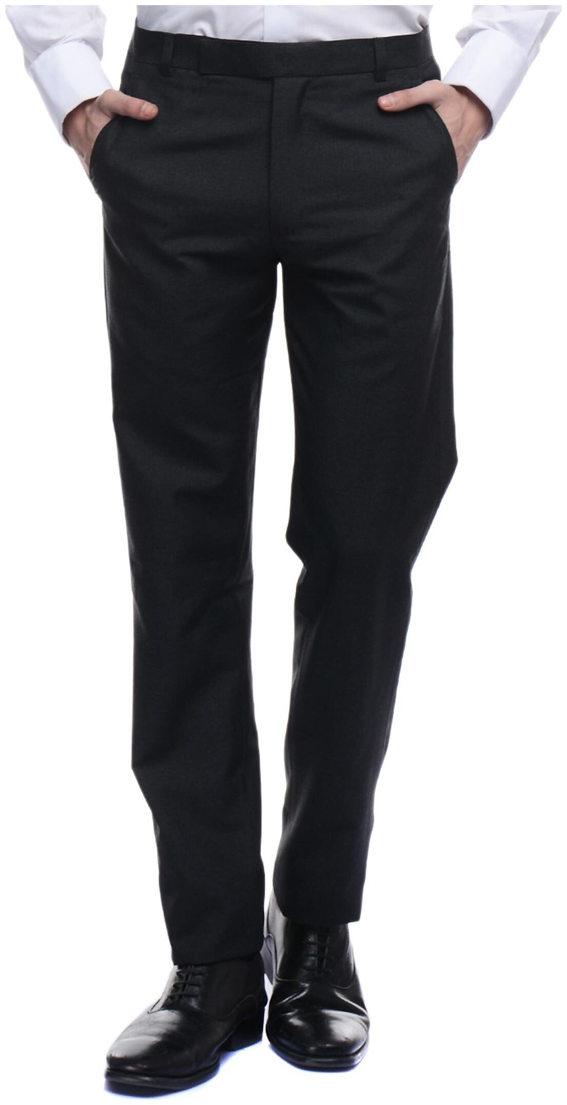 

VESTILO Men Solid Slim Fit Formal Trouser - Black