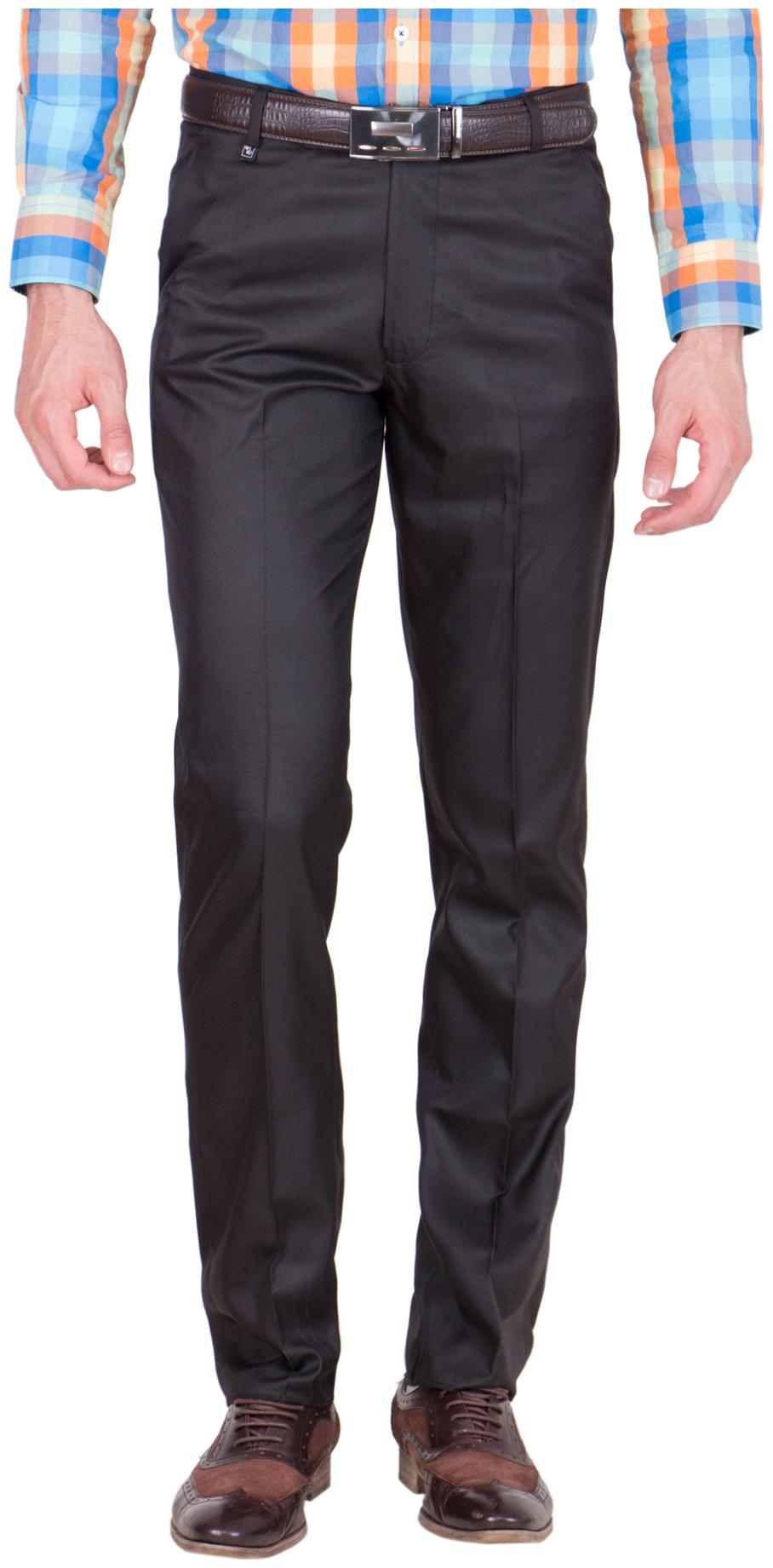 

VESTILO Men Solid Slim Fit Formal Trouser - Black