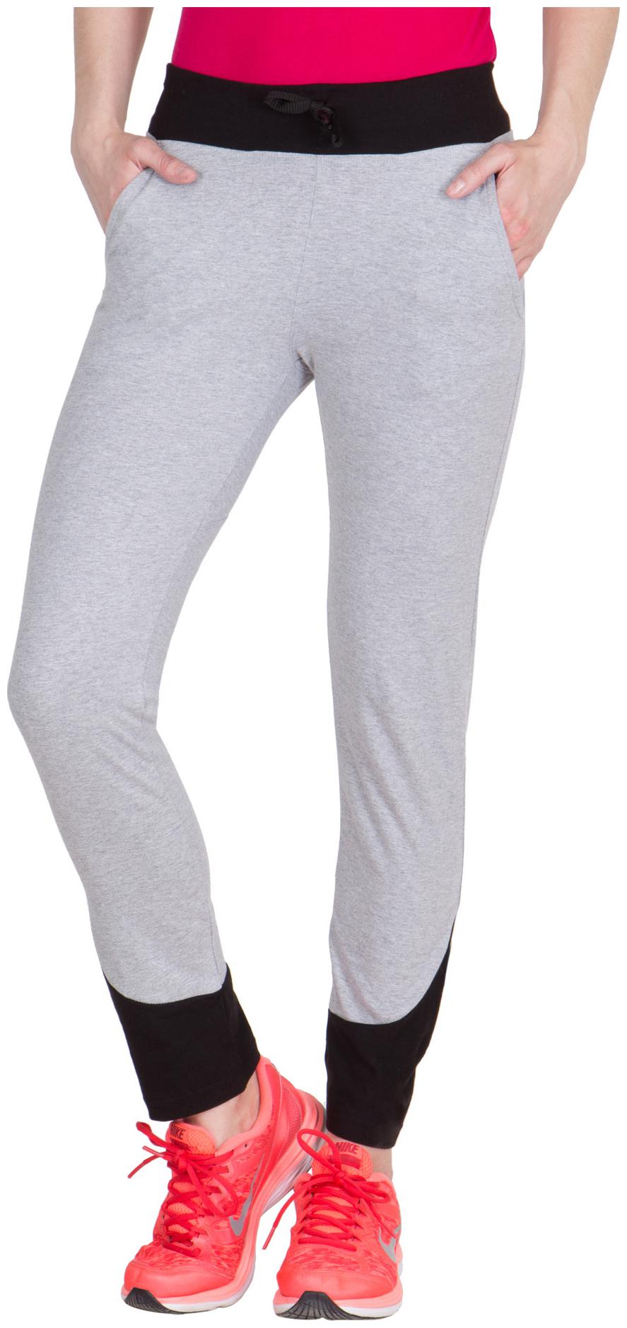 

VESTILO Women Slim fit Cotton Solid Track pants - Grey