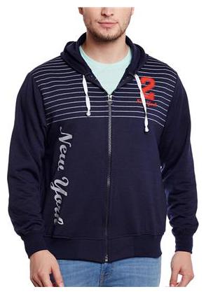 

Vimal Blended Navy Blue Fullsleeves Sweatshirt For Men