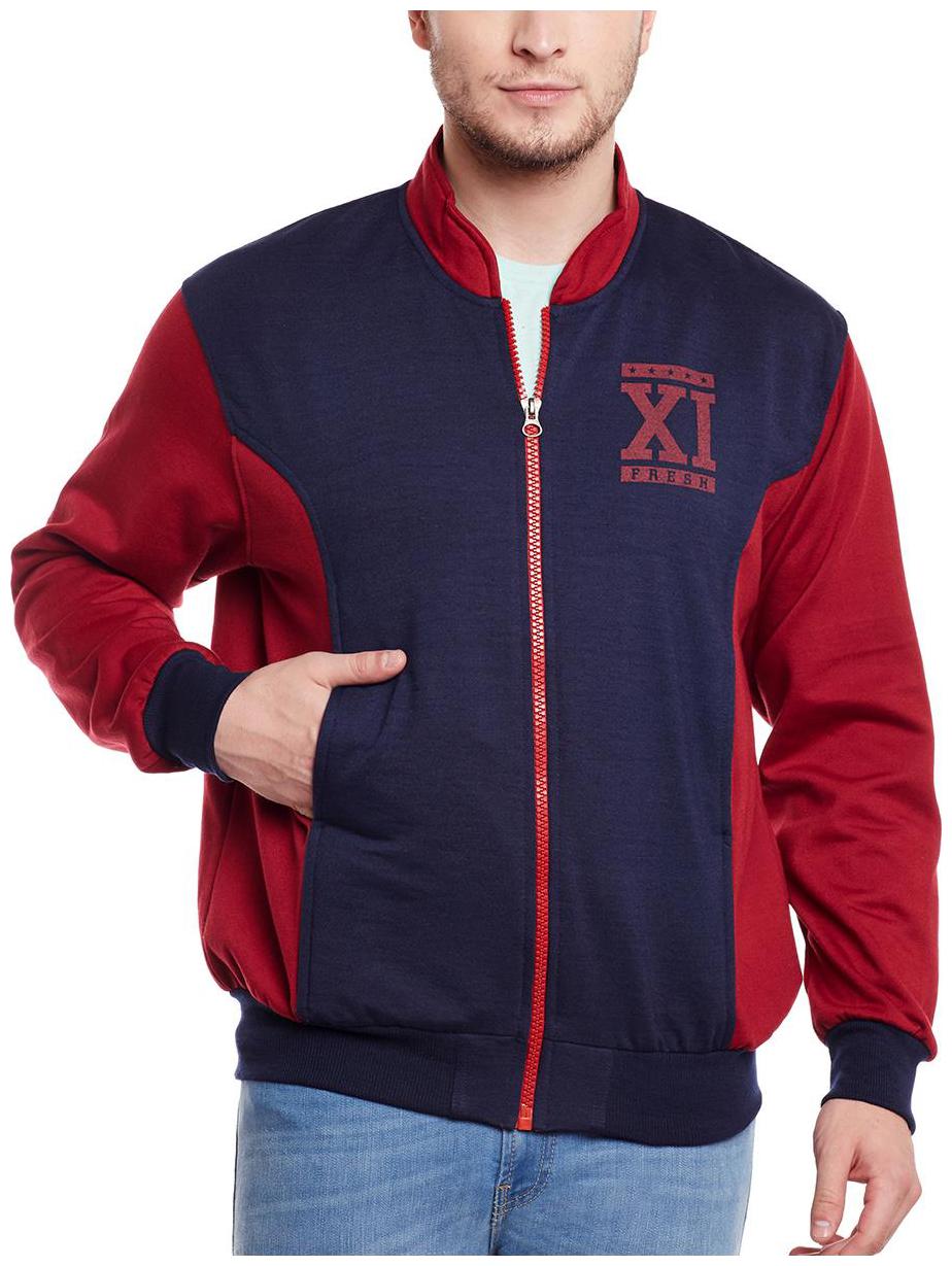 

Vimal Blended Navy Blue Fullsleeves Sweatshirt For Men
