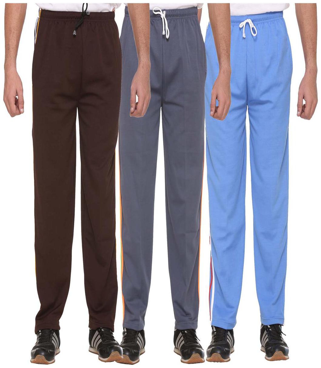 

Vimal Cotton Multicolor Trackpants For Men (Pack Of3)