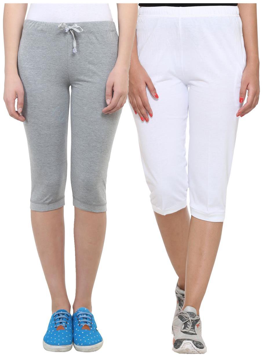 

Vimal Jonney Cotton Women s Capris(Pack Of 2)
