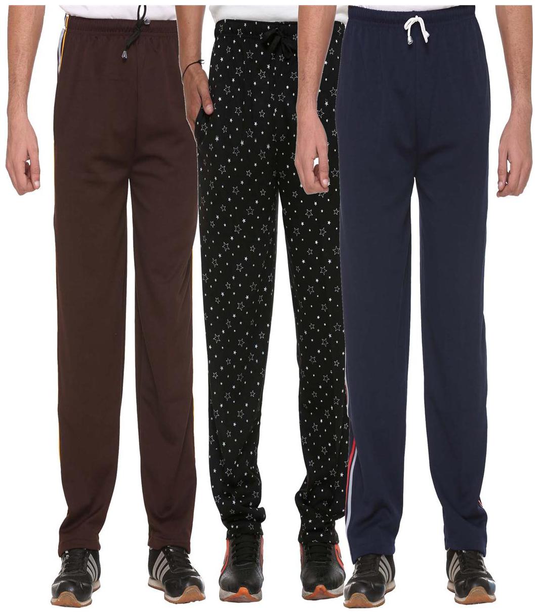 

VIMAL JONNEY Men Multi Solid Slim fit Track pants