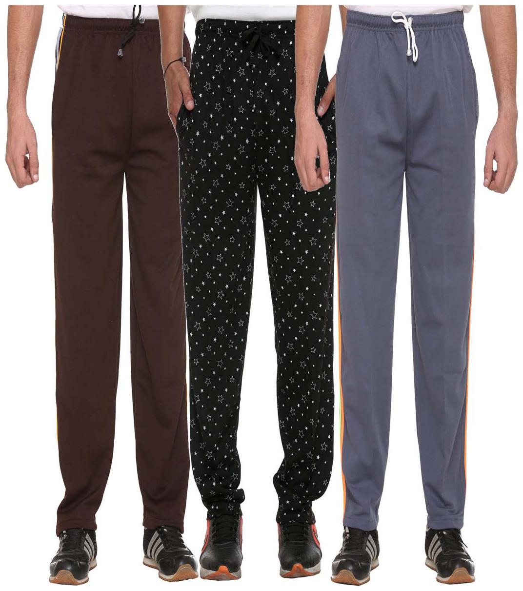 

VIMAL JONNEY Men Multi Solid Slim fit Track pants