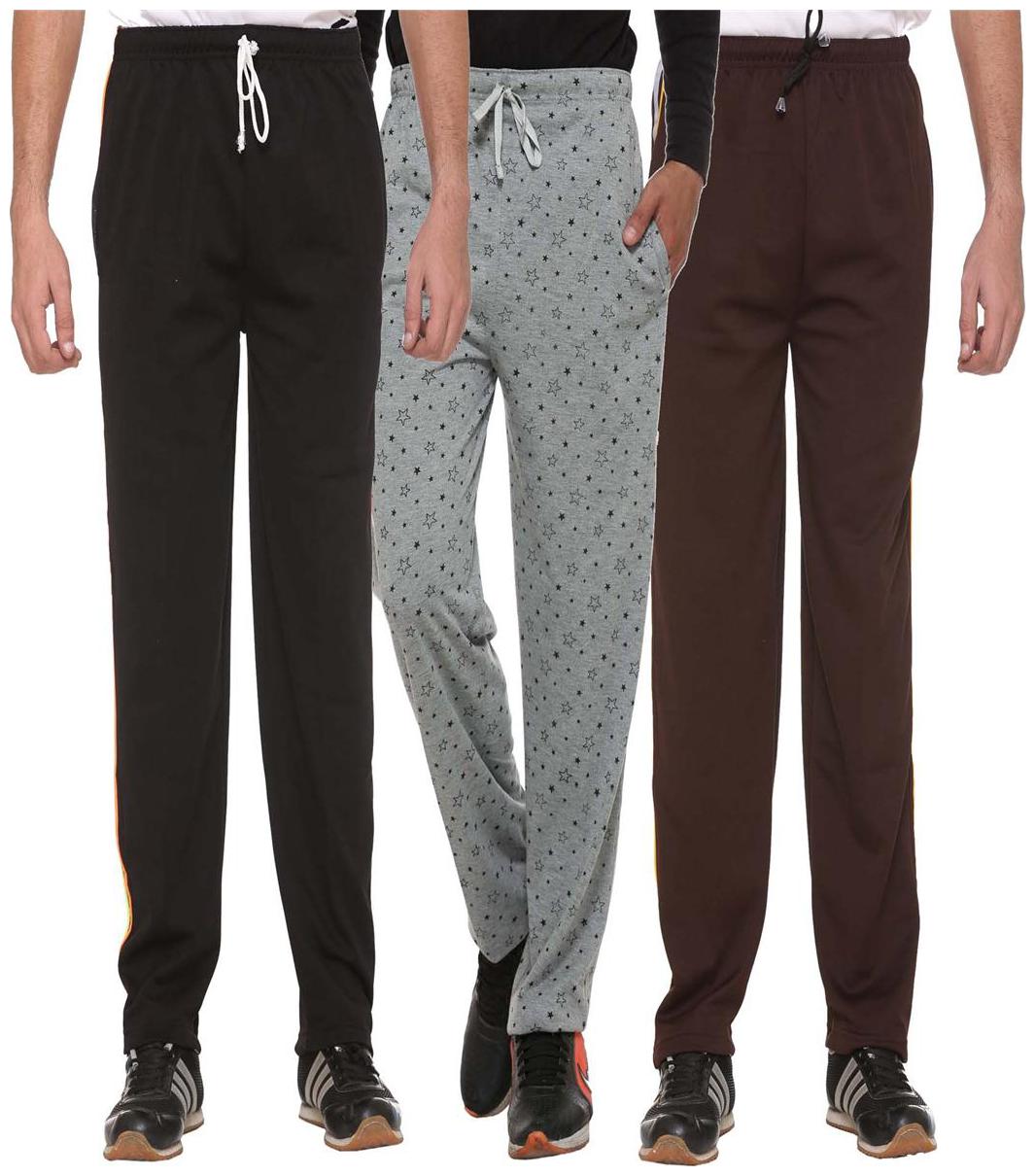 

VIMAL JONNEY Men Multi Solid Slim fit Track pants