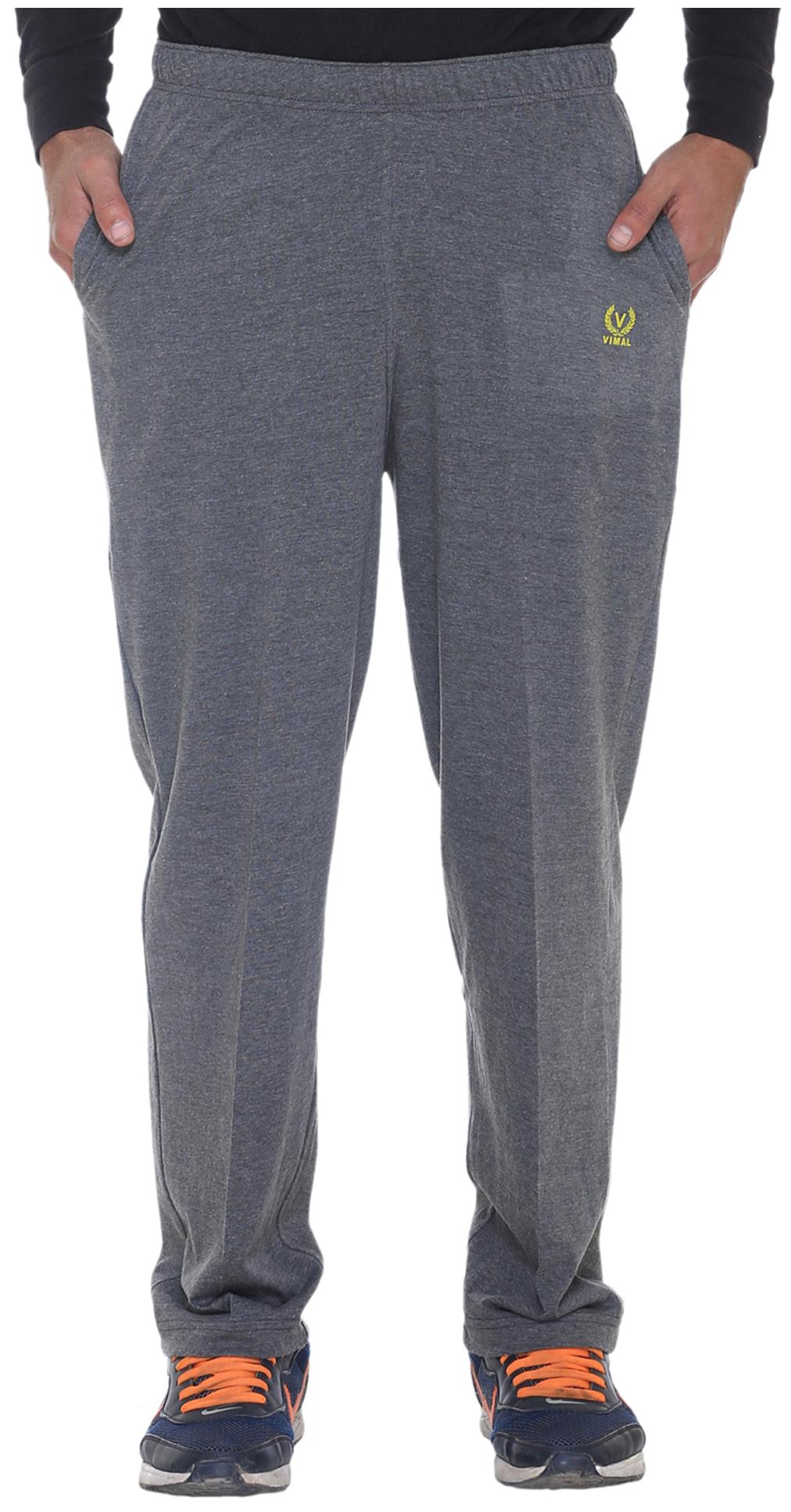 

Vimal Premium Dark Grey Cotton Mens Trackpant