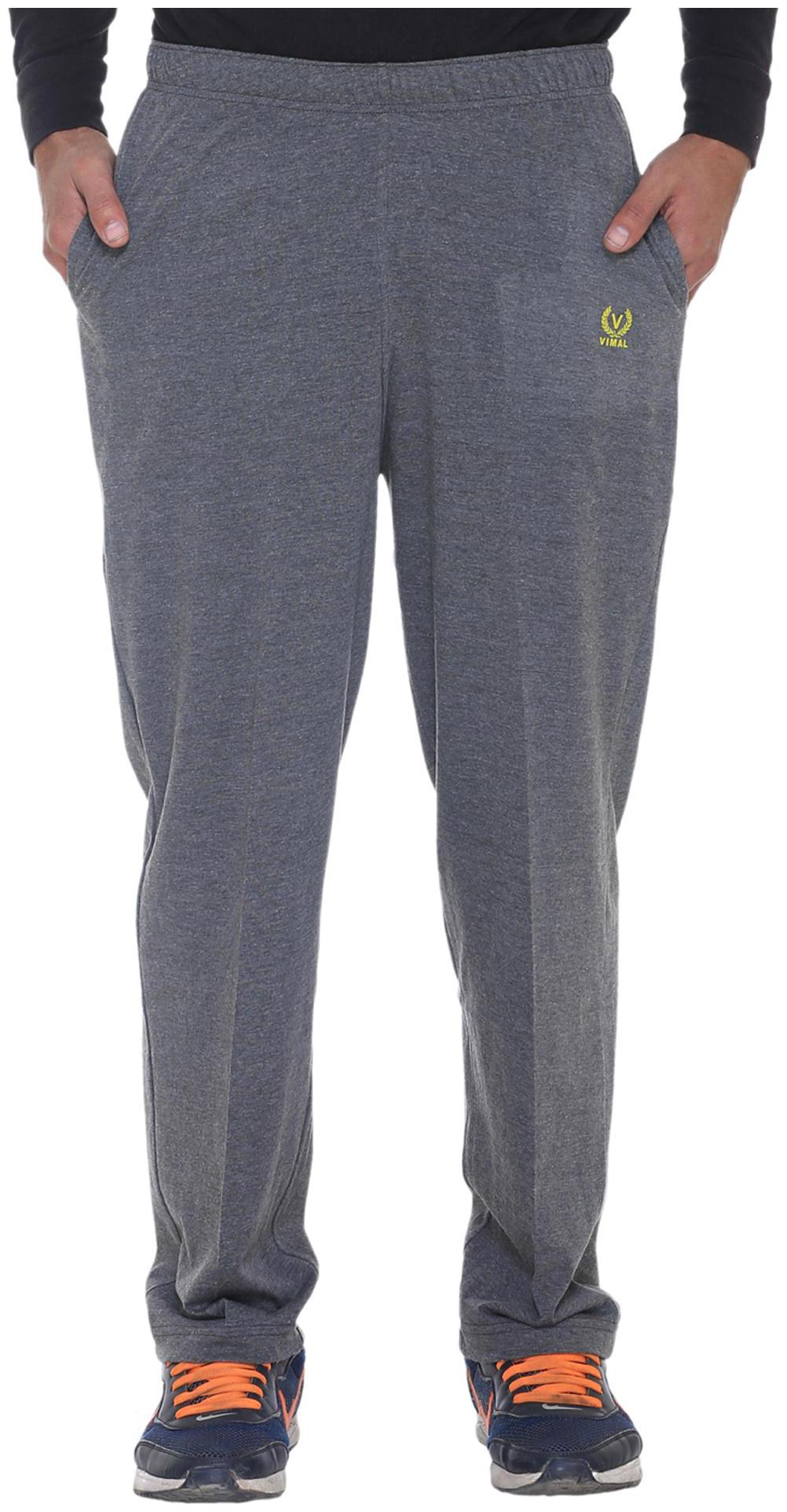

Vimal Premium Dark Grey Cotton Mens Trackpant