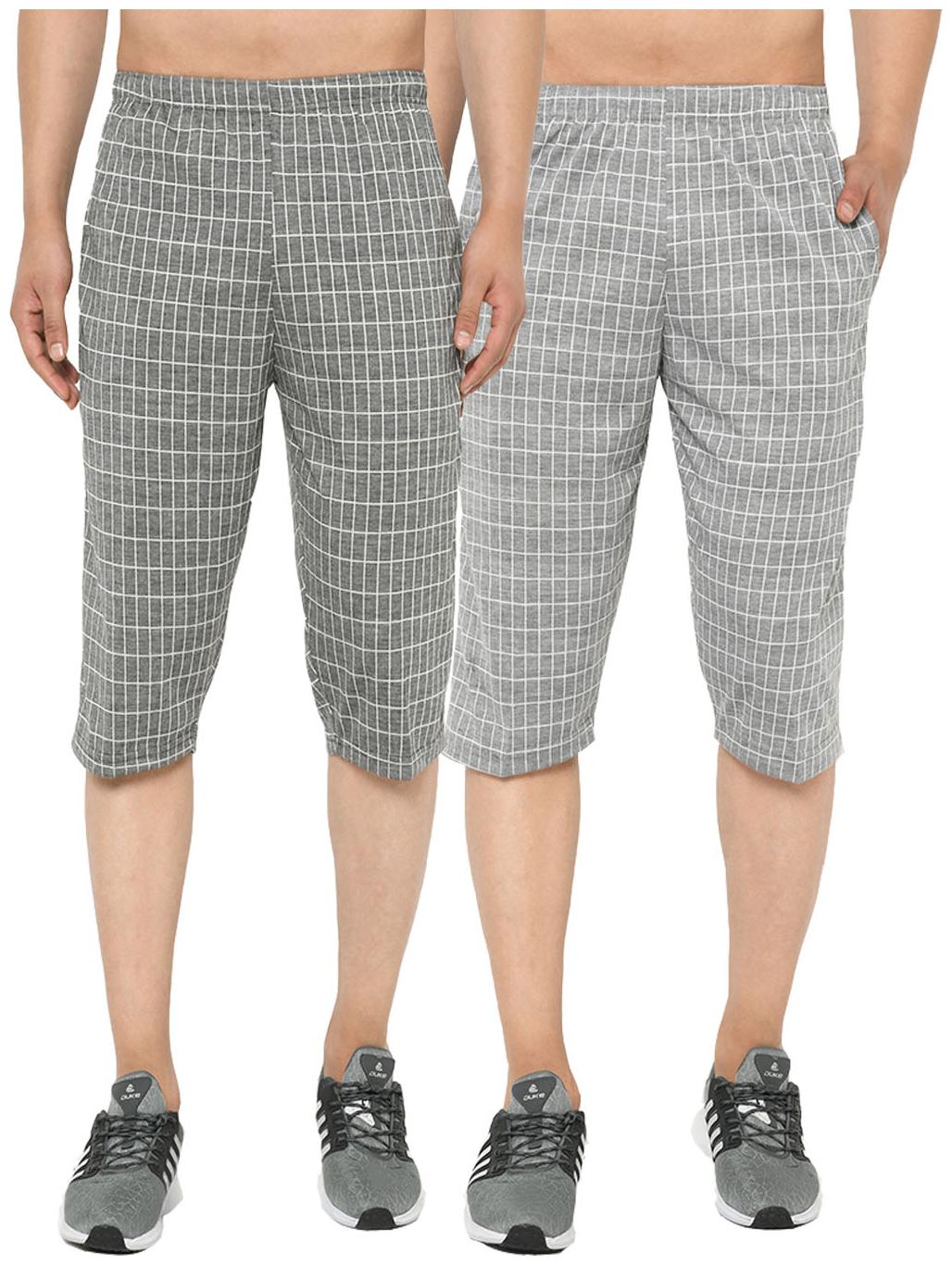 

VIMAL JONNEY Men Grey Regular Fit Regular Shorts