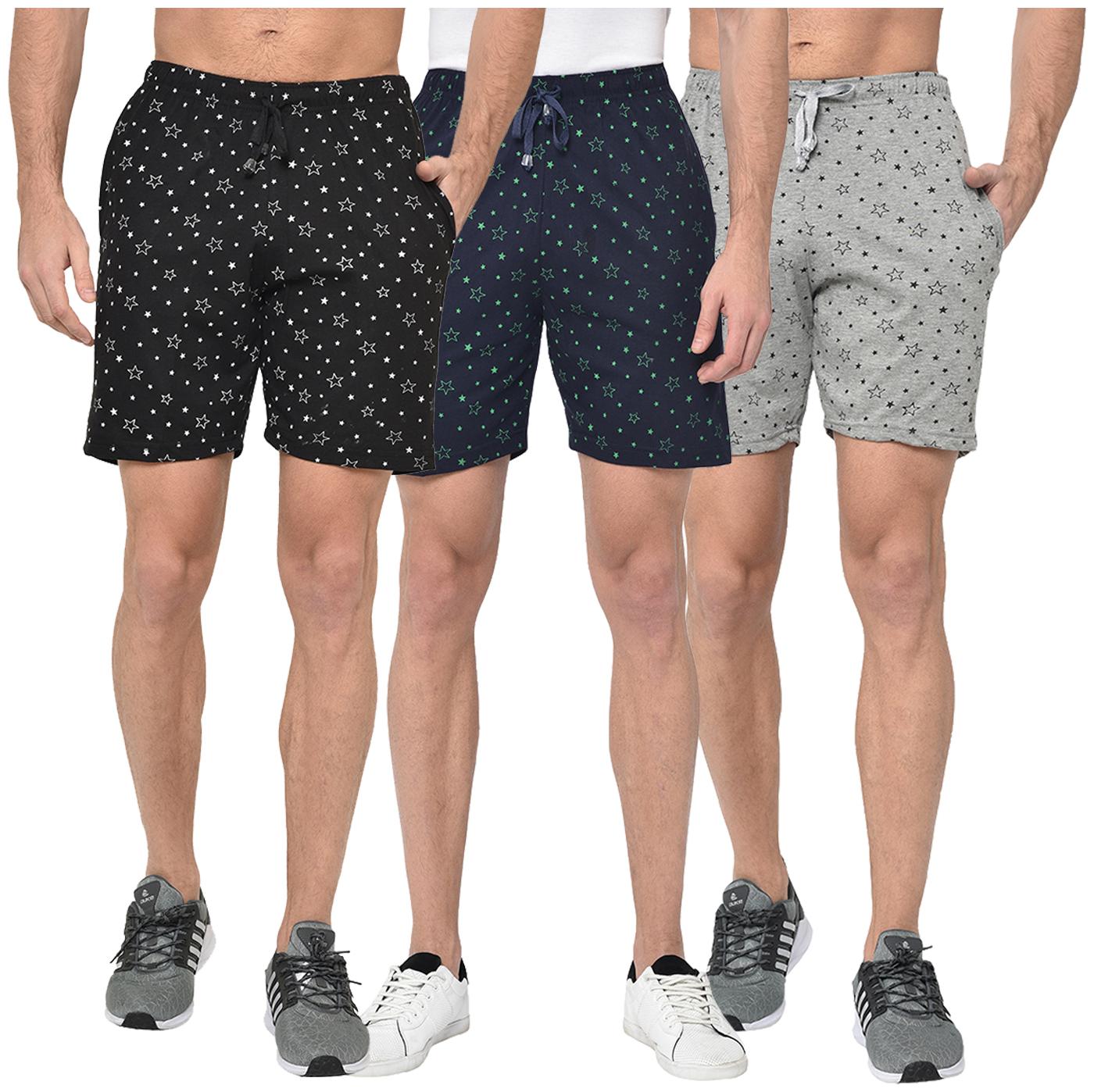 

VIMAL JONNEY Men Multi Regular Fit Regular Shorts