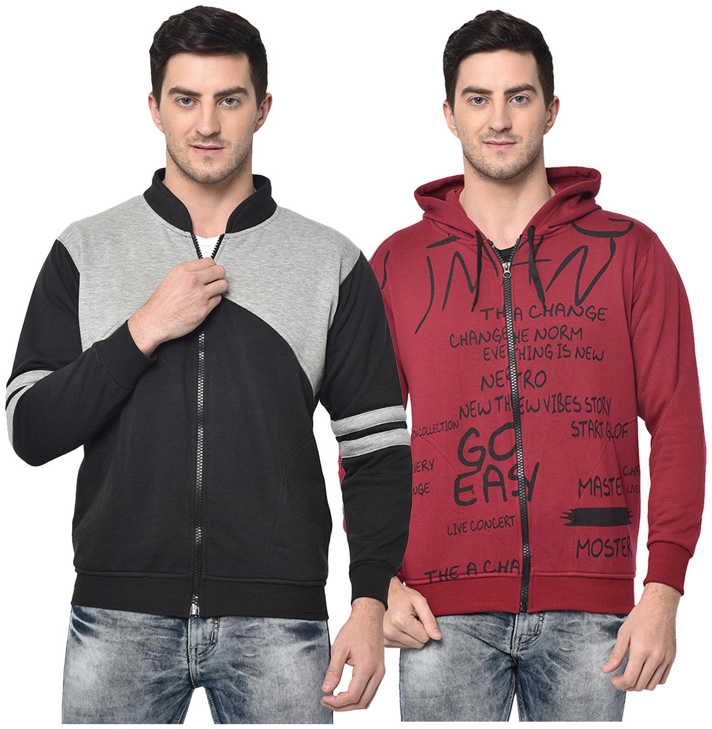 

VIMAL JONNEY Men Multi Hooded Hoodie