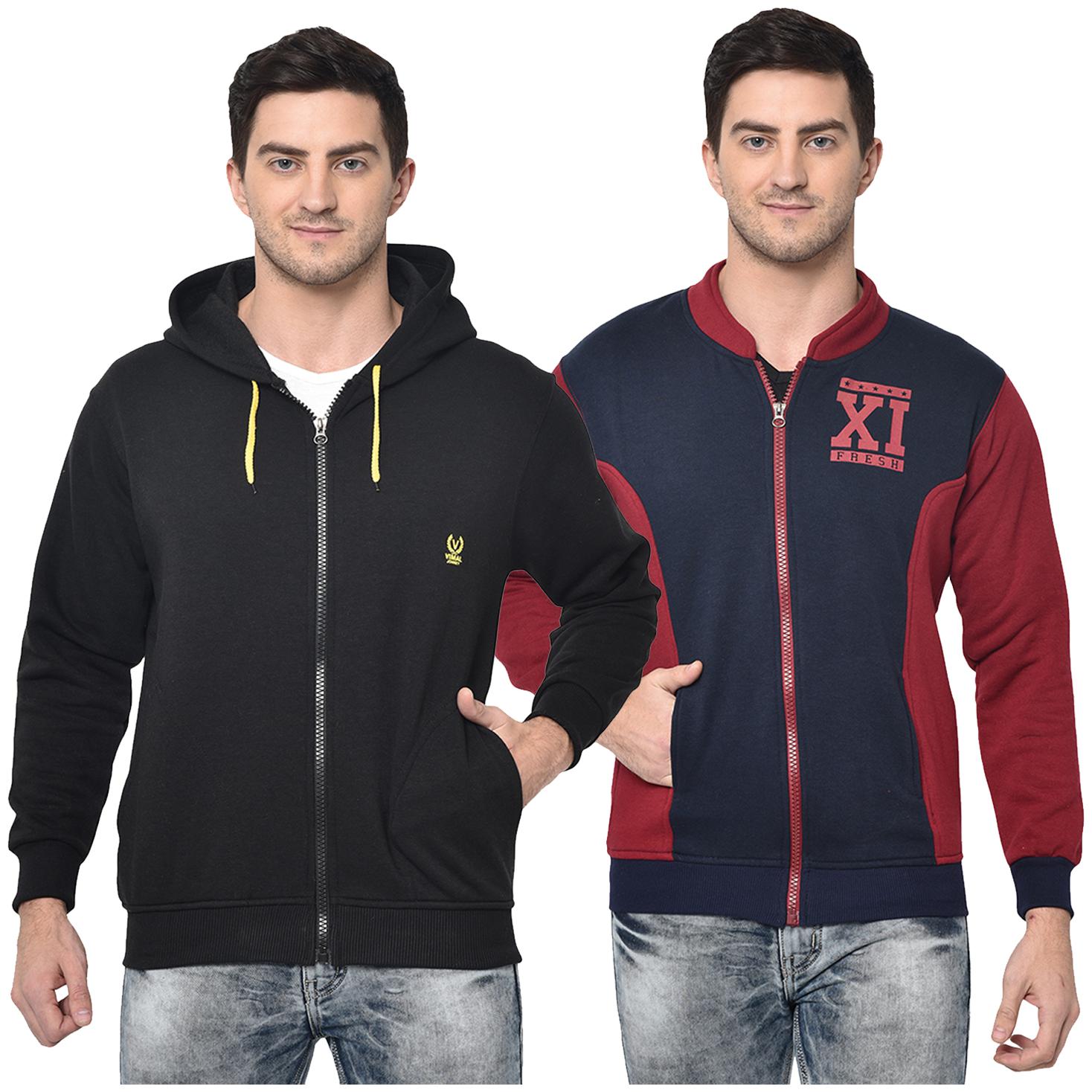 

VIMAL JONNEY Men Multi Hooded Hoodie