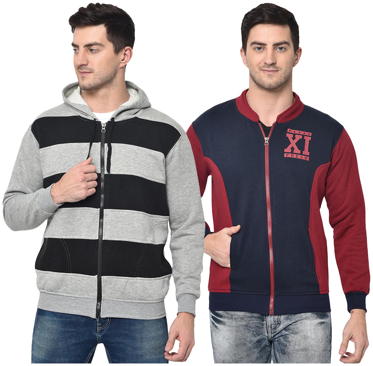 

VIMAL JONNEY Men Multi Hooded Hoodie