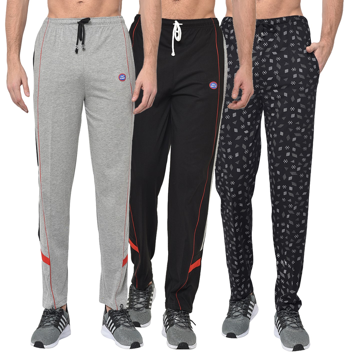 

VIMAL JONNEY Men Multi Solid Regular fit Track pants