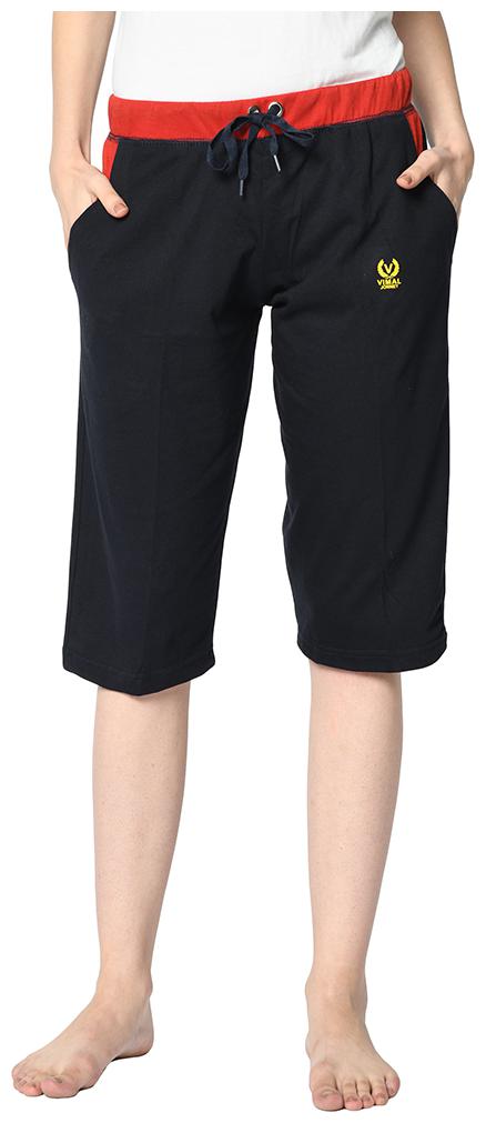 

VIMAL JONNEY Women Solid Regular shorts - Blue