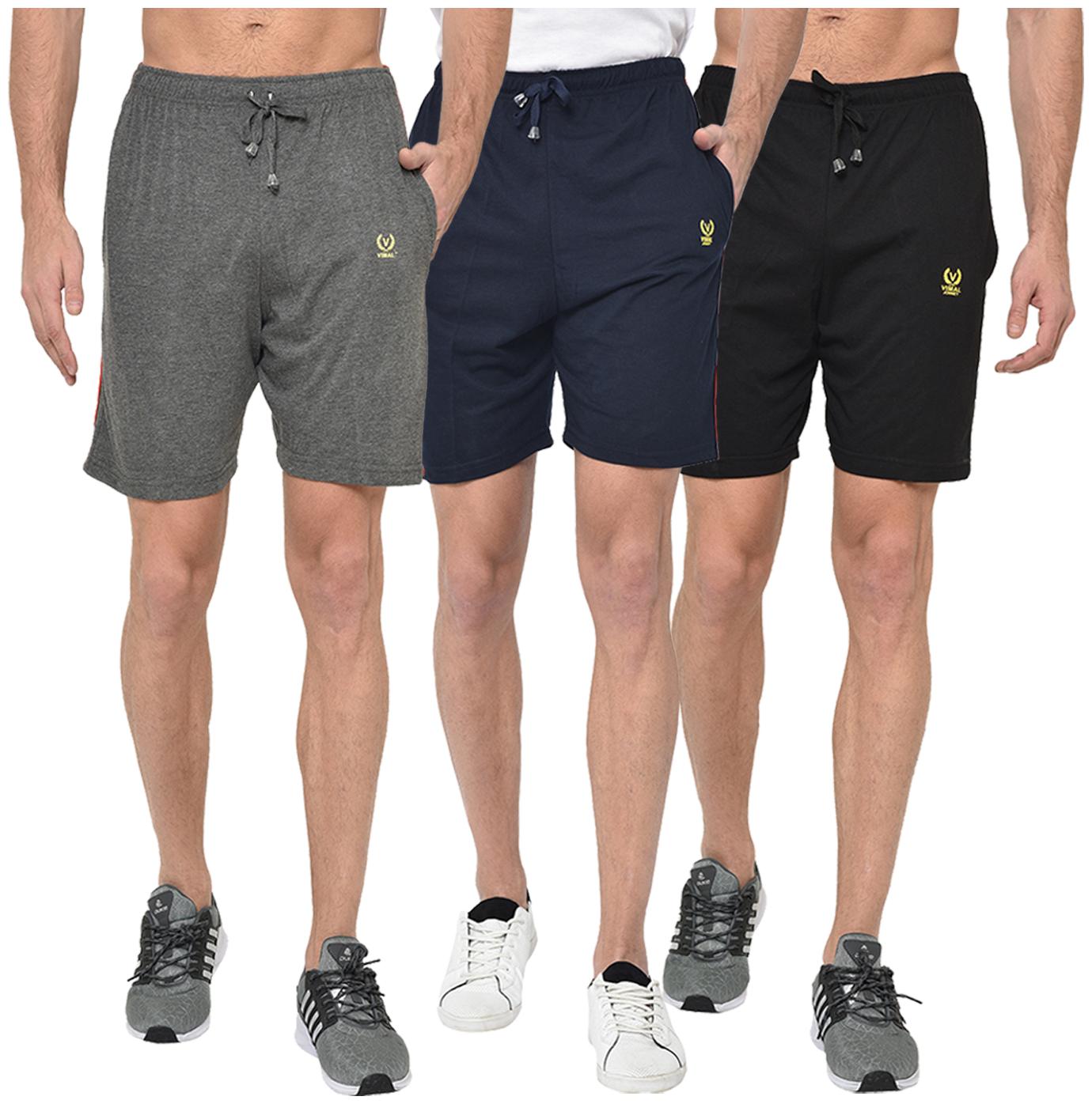 

VIMAL JONNEY Men Multi Regular Fit Regular Shorts