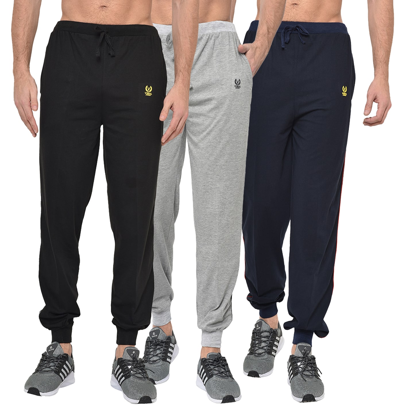 

VIMAL JONNEY Men Multi Solid Regular fit Joggers