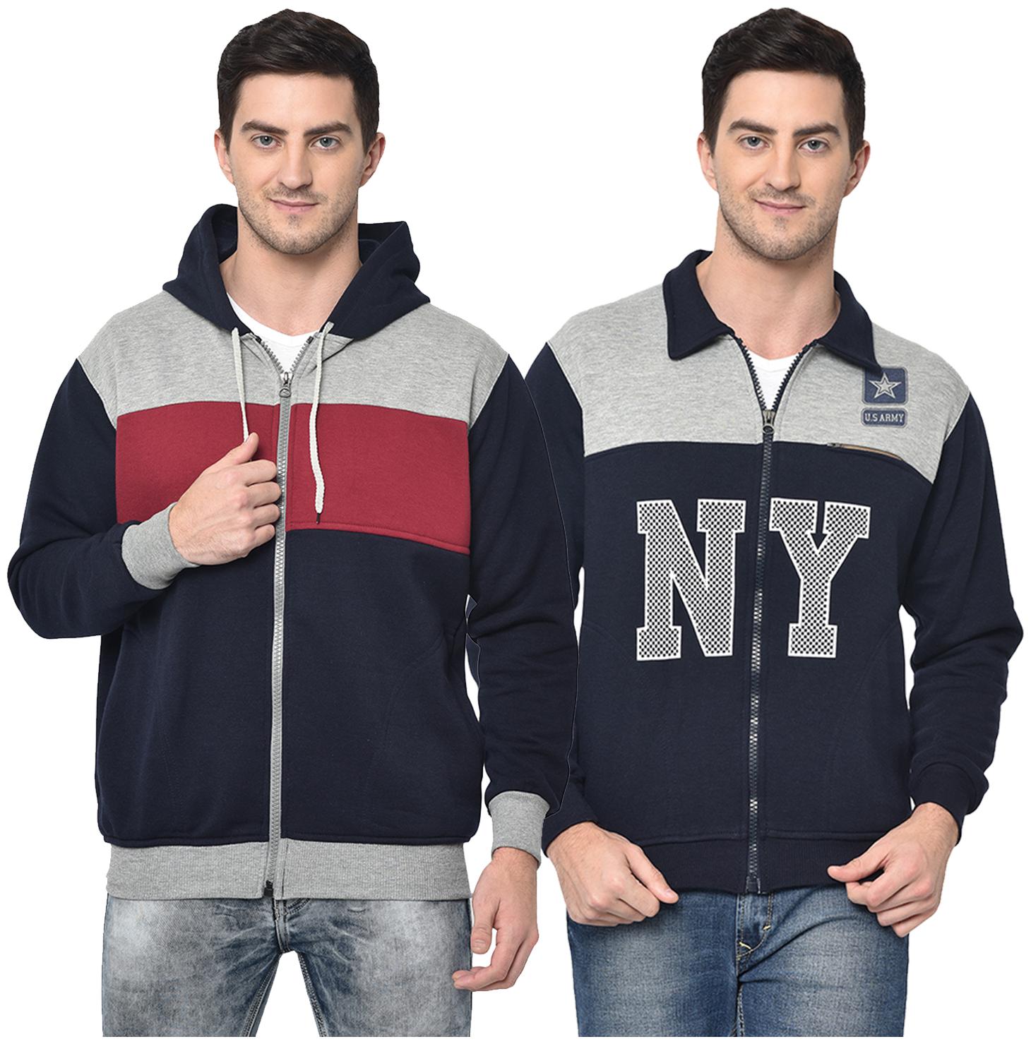 

VIMAL JONNEY Men Multi Hooded Hoodie