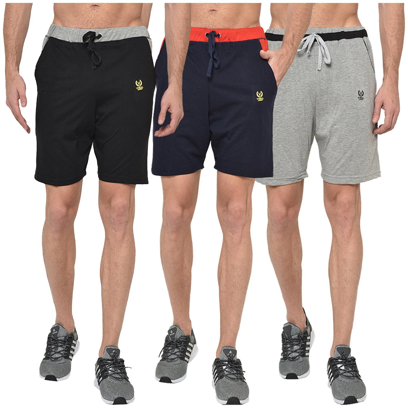 

VIMAL JONNEY Men Multi Regular Fit Regular Shorts