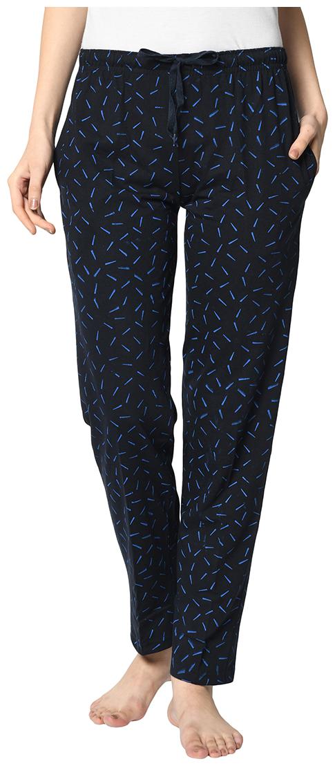 

Vimal Jonney Women Cotton Blend Printed Track Pants (Blue)