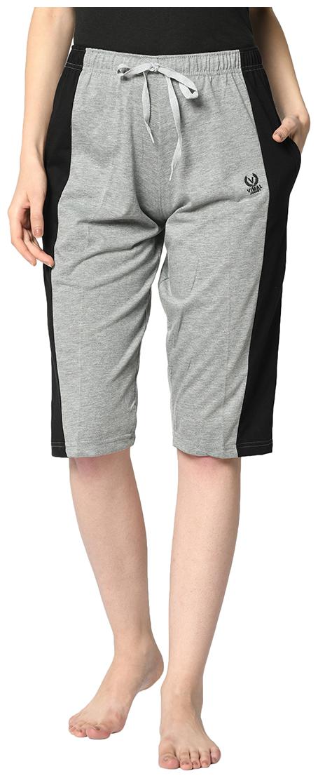 

VIMAL JONNEY Women Solid Regular shorts - Silver