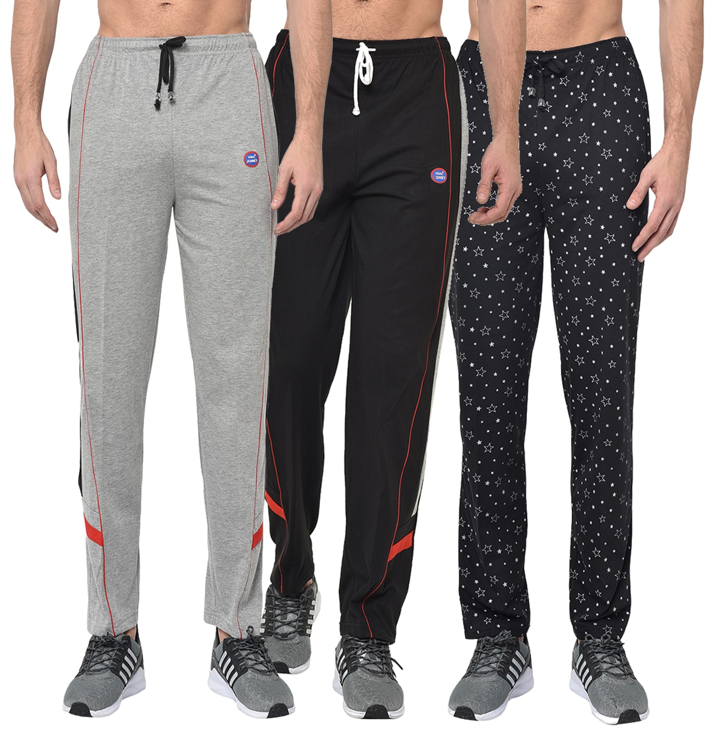 

VIMAL JONNEY Men Multi Solid Regular fit Track pants